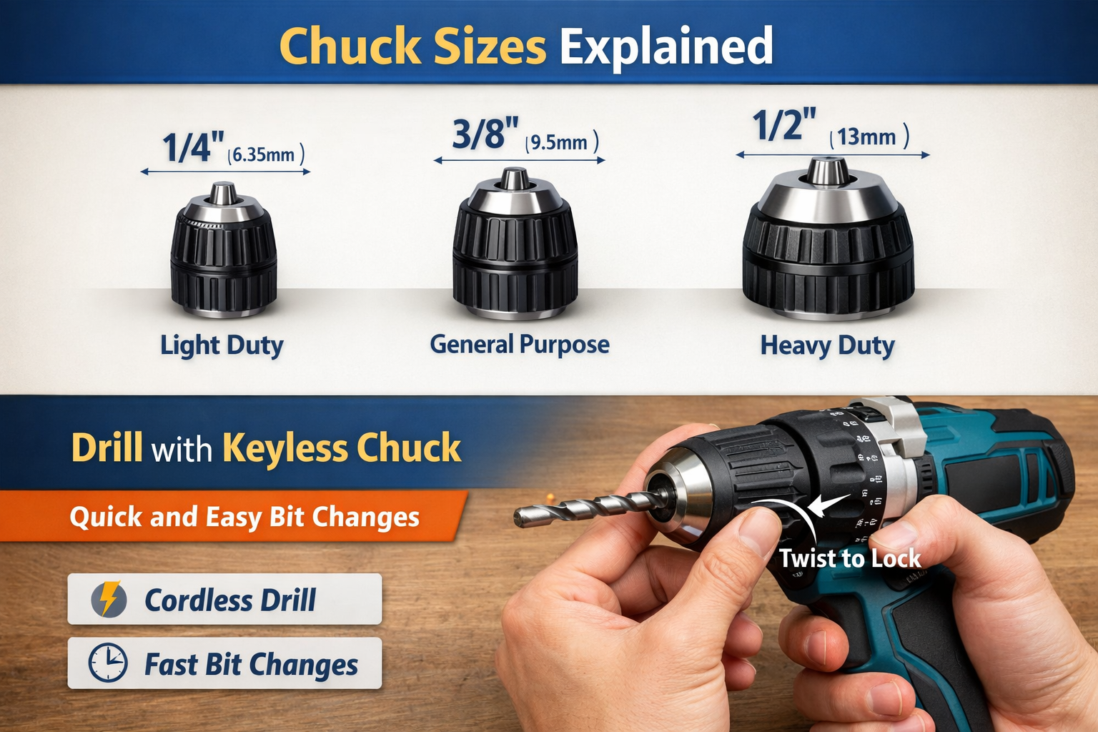 Understanding Chuck Size and Compatibility in Drills