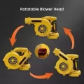 Cordless Blower with Rotatable Blower Head