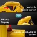 Cordless Blower with Rotatable Blower Head