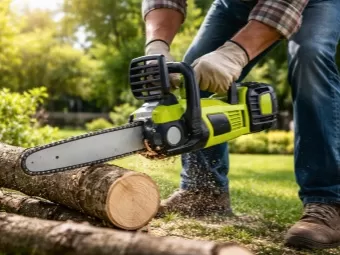What is the Advantage of Using a Cordless Chainsaw Over a Gas-Powered One?